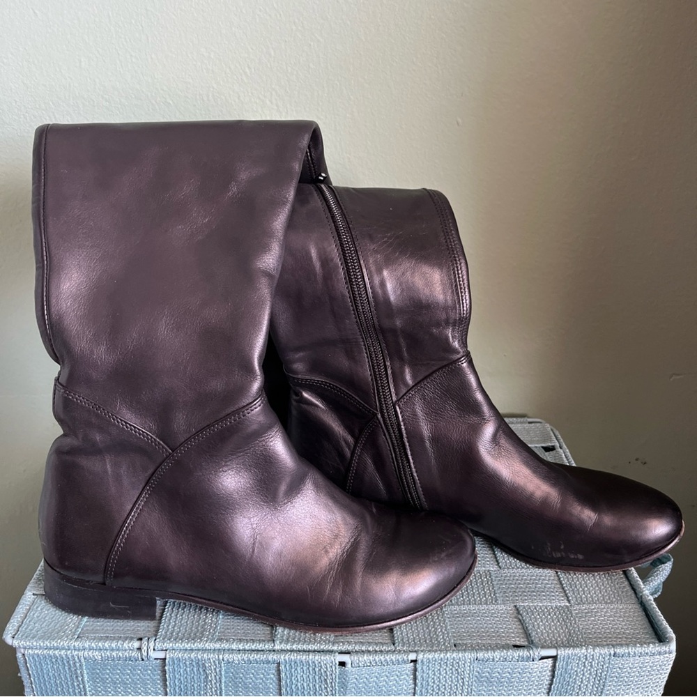 Italian leather Franco Curini boots Made🇮🇹